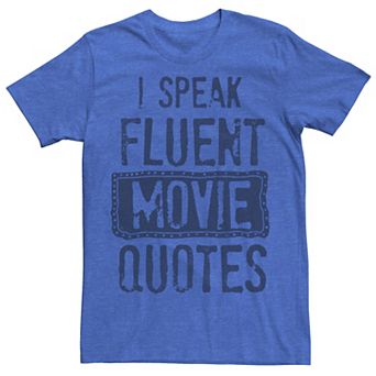 Men's Speak Movies Graphic Tee