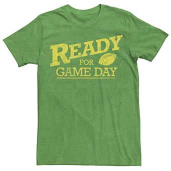 Men's Ready For Game Day Yellow Vintage Graphic Tee