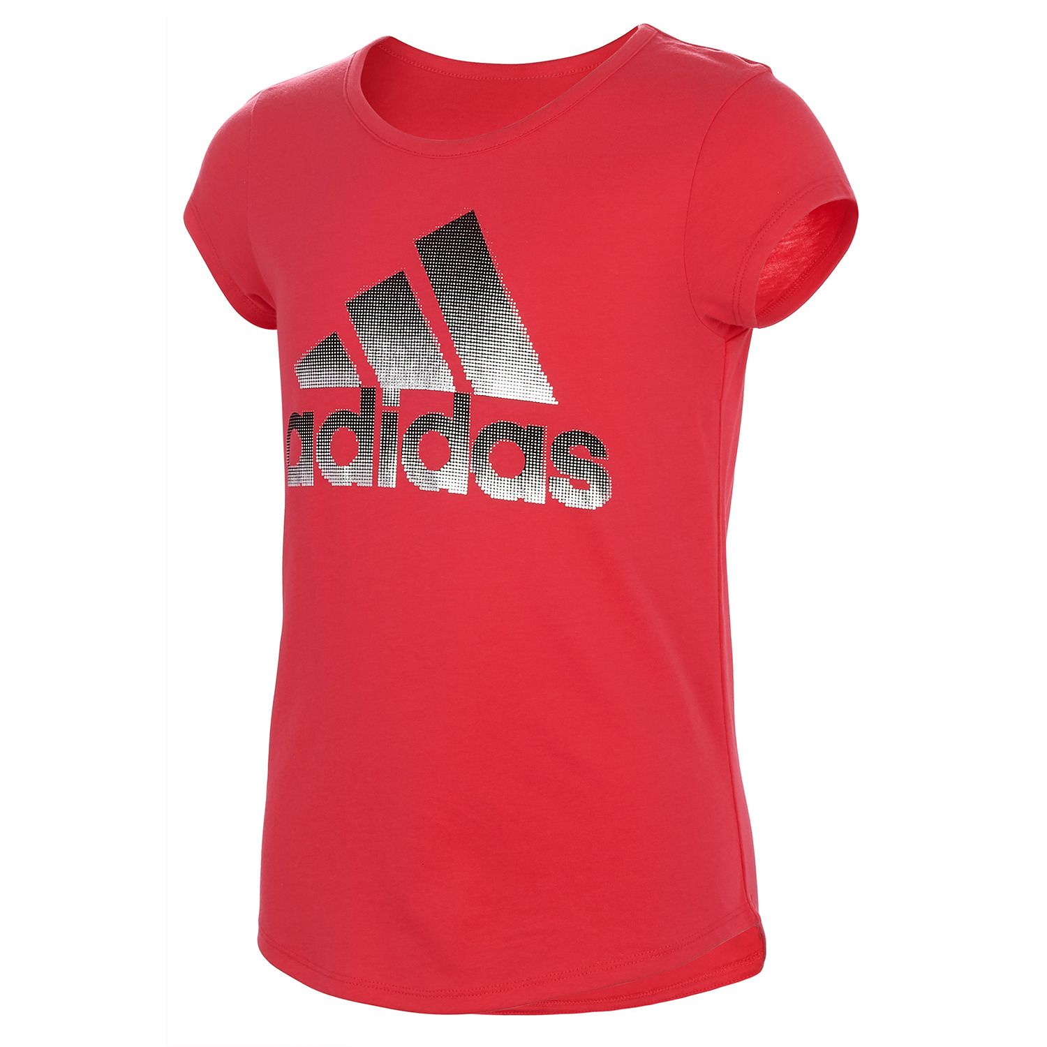 girls pink adidas t shirt