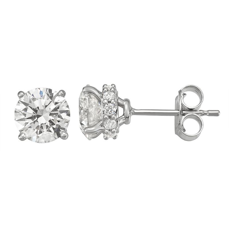 Evolv 14k White Gold 2 Carat T.W. IGI Certified Lab-Grown Diamond Stud Earr