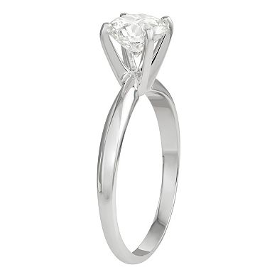 Evolv 14k Gold 1 1/4 Carat T.W. IGI Certified Lab-Grown Diamond Solitaire Engagement Ring