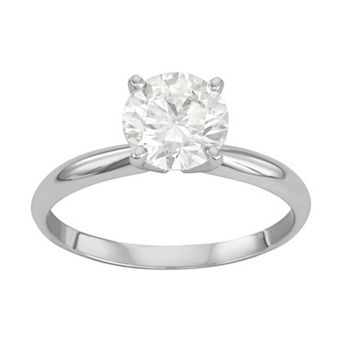 Evolv 14k Gold 1 1/2 Carat T.W. IGI Certified Lab-Grown Diamond Solitaire Engagement Ring