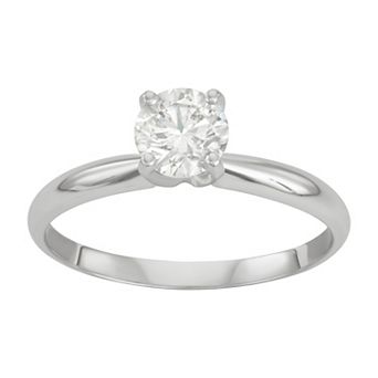 Evolv 14k Gold 3/4 Carat T.W. IGI Certified Lab-Grown Diamond Solitaire Engagement Ring