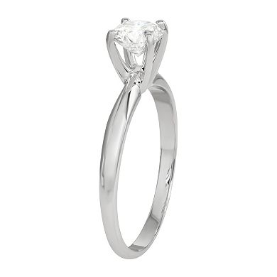 14k Gold 3/4 Carat T.W. IGI Certified Lab-Grown Diamond Solitaire Engagement Ring