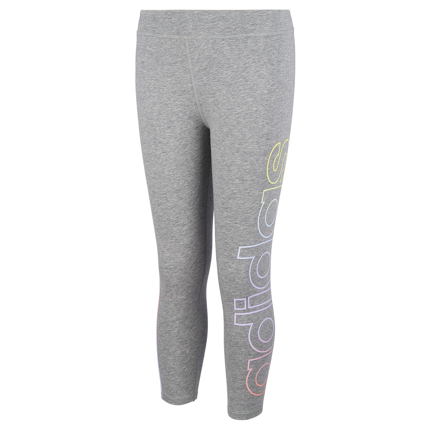 girls grey adidas leggings