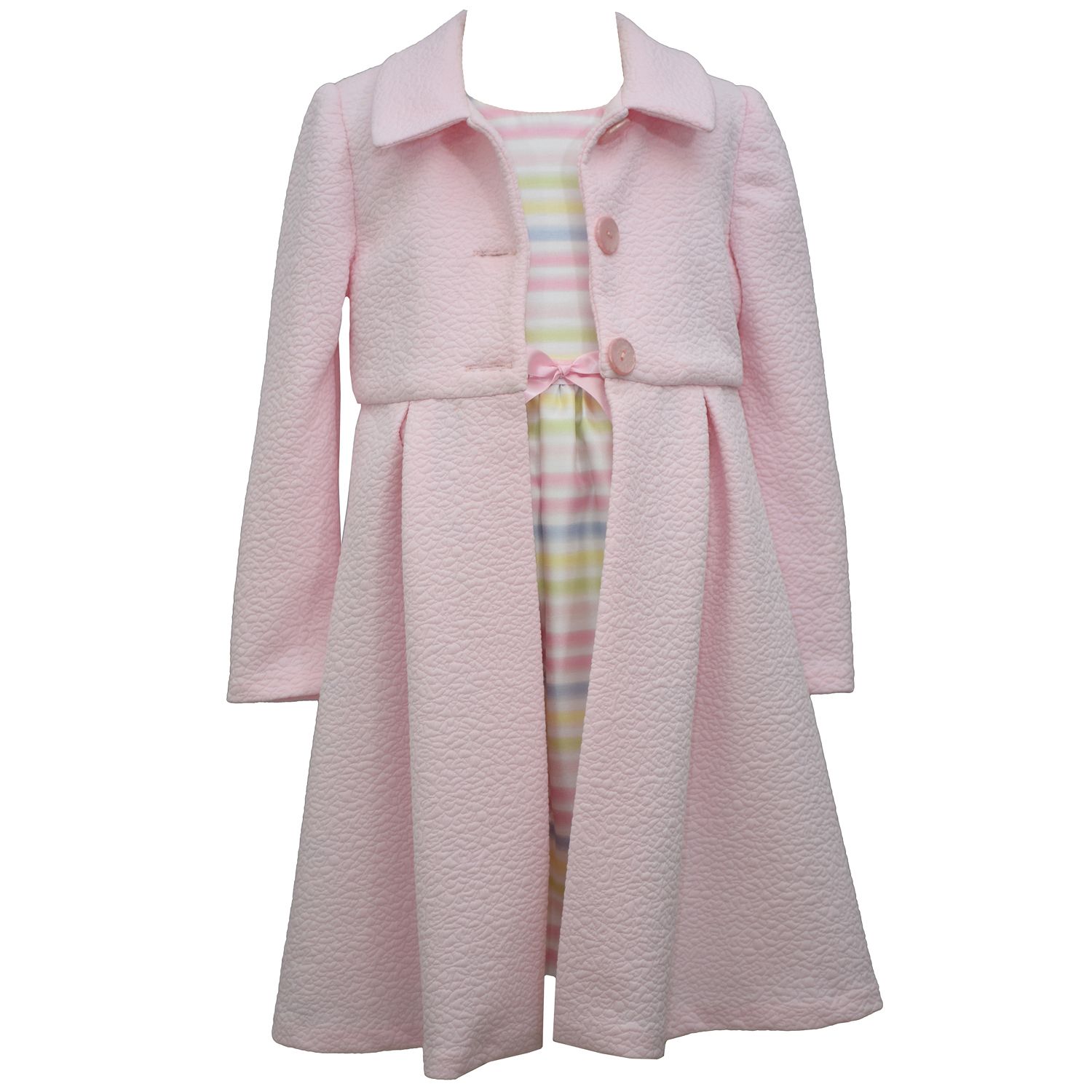 bonnie jean coat and dress set