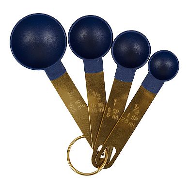 Wilton Navy Blue & Gold 10-pc. Kitchen Utensil Mix & Measure Set