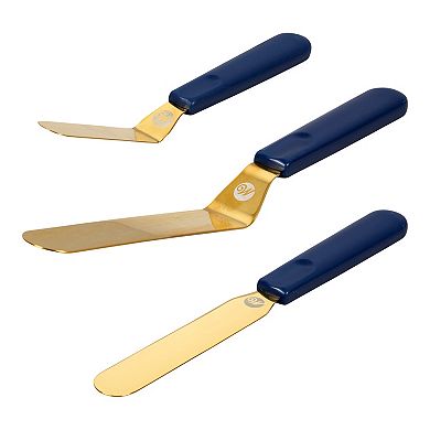 Wilton Navy Blue & Gold 3-pc. Icing Spatula Set