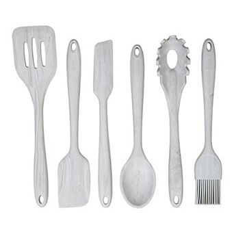 Wilton Marble Silicone 6 pc Kitchen Utensil Set