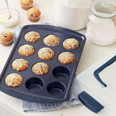 Wilton Diamond-Infused Nonstick 12-Cup Muffin & Cupcake Pan
