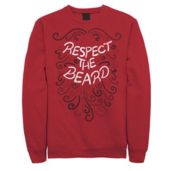 Men's 'Respect The Beard' Curly Ginger Vintage Fleece