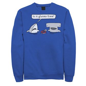 Men's 'Is It Gluten Free?' Two Sharks Fleece