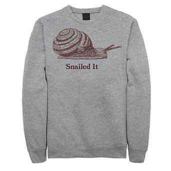 Men's Snailed It Snail Portrait Sweatshirt