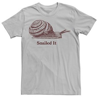 Men's 'Snailed It' Snail Portrait Tee