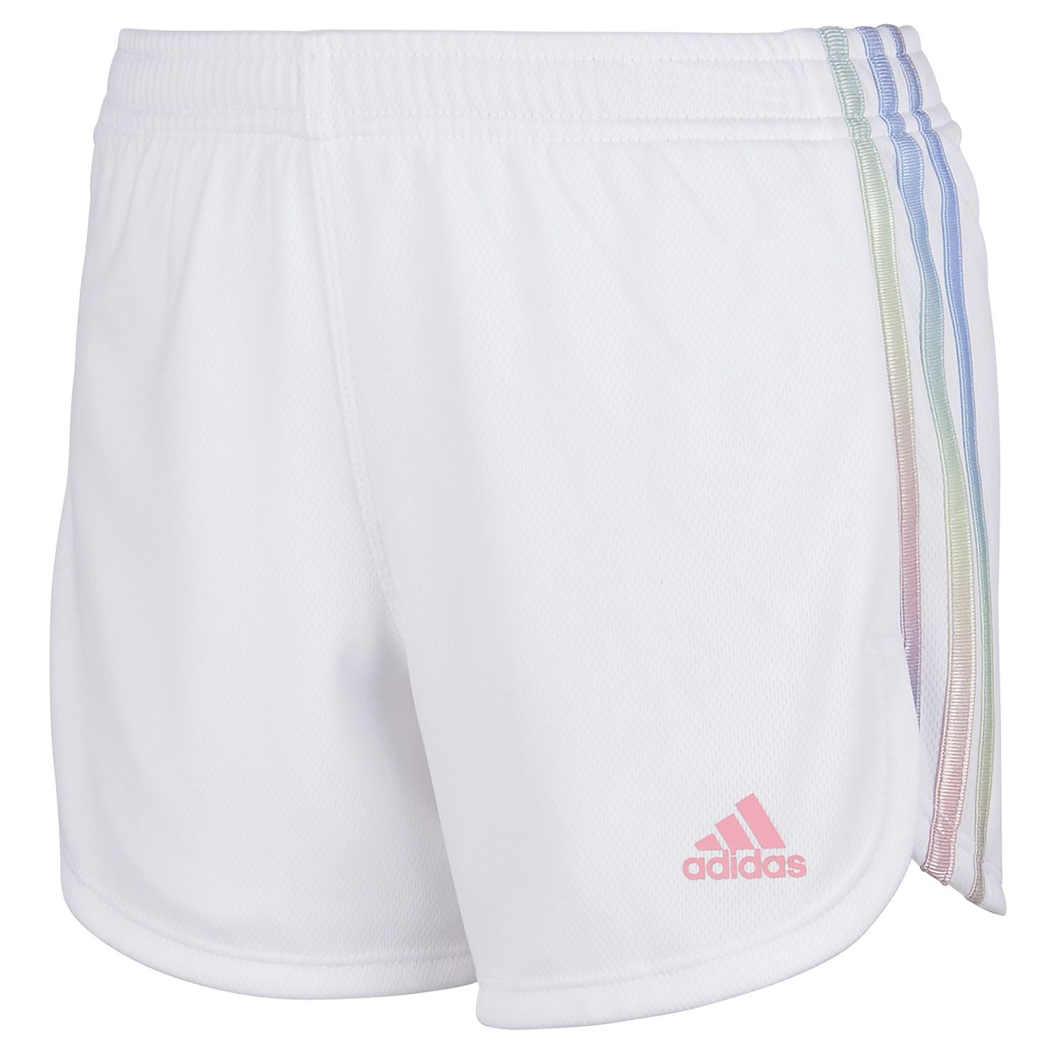 adidas with iridescent stripes