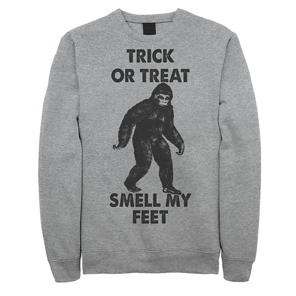 Men S Trick Or Treat Smell My Feet Bigfoot Halloween Fleece