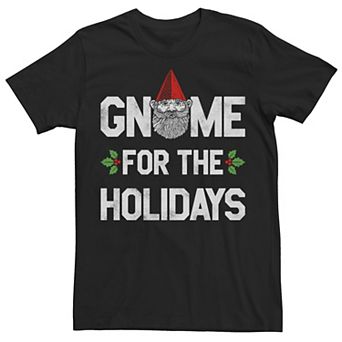 Men's Gnome For The Holidays Mistletoe Graphic Tee