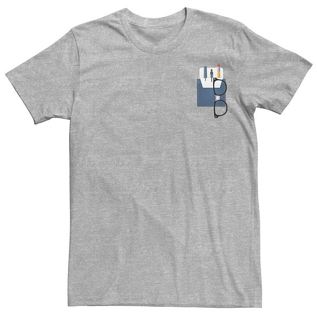 Men's Pocket Prorector Left Chest Logo Graphic Tee