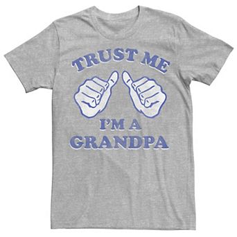 Men's Trust Me I'm A Grandpa Thumbs Up Graphic Tee