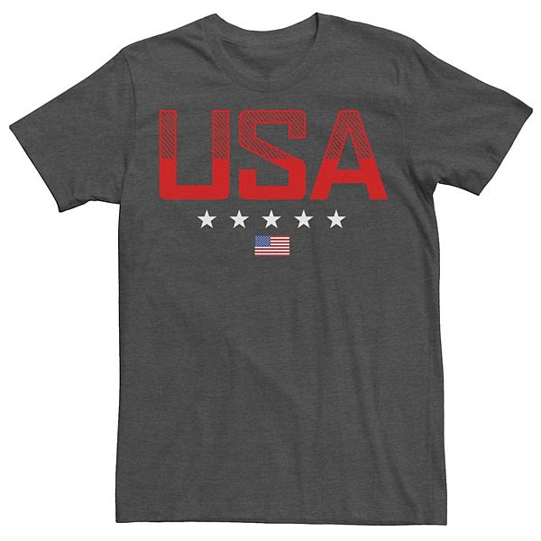 Men's USA Stars And Stripes Logo Graphic Tee
