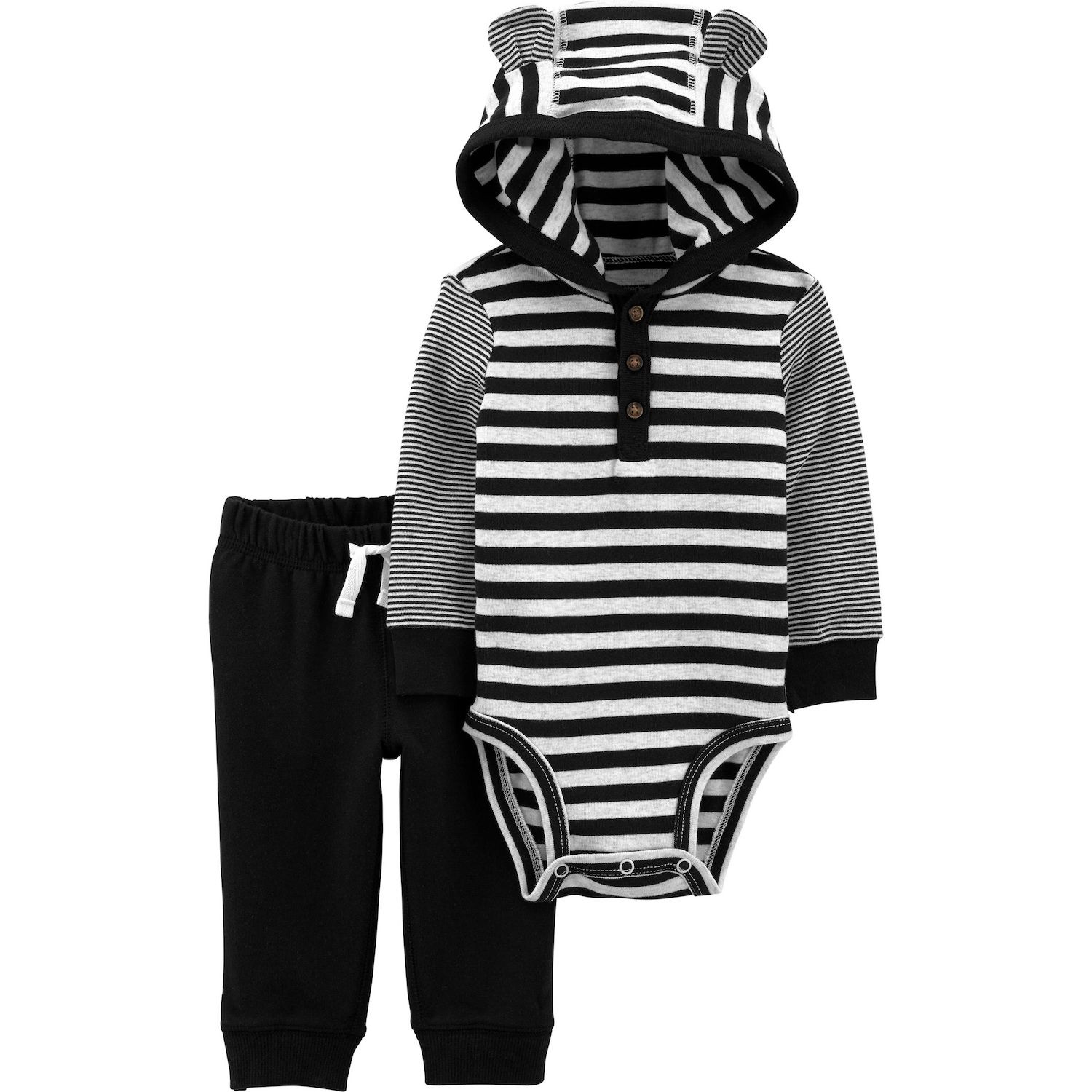 baby boy black and white outfit