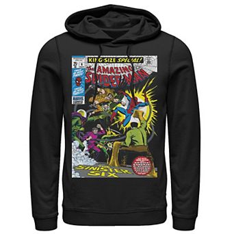 Men's Marvel Spider-Man Sinister Six Comic Hoodie