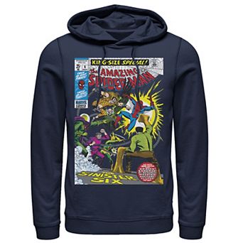 Men's Marvel Spider-Man Sinister Six Comic Hoodie