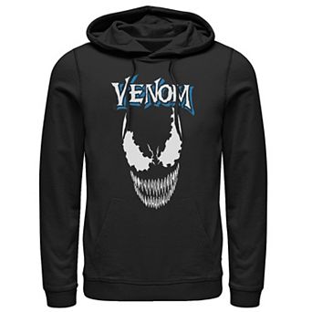 Men's Marvel Venom Face Close Up Hoodie