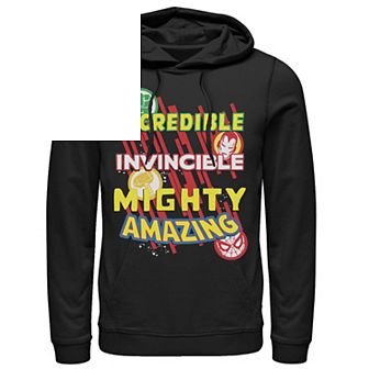 Men's Marvel Avengers Icons Amazing Father's Day Graphic Hoodie