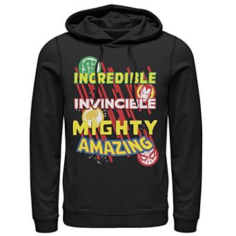 Men's Marvel Avengers Icons Amazing Father's Day Graphic Hoodie