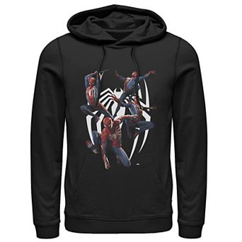 Men's Marvel's Spider-Man Game Action Poses Hoodie
