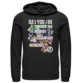 Men's Marvel Avengers Dad You Are Incredible Hoodie
