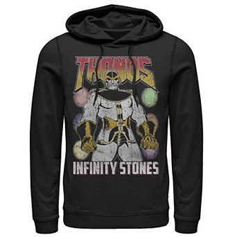 Men's Marvel Vintage Thanos Infinity Stones Hoodie