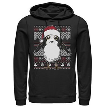 Men's Star Wars Porg Ugly Christmas Sweater Hoodie