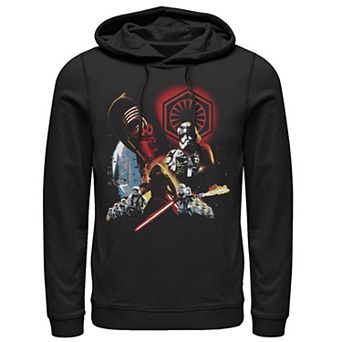 Men's Star Wars The Force Awakens Enemies Collage Graphic Hoodie