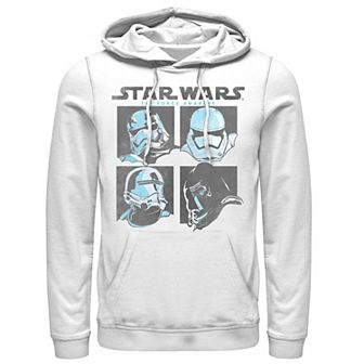 Mens Graphic Teen Guys Star Wars Mens Star Wars The Force Awakens Empire Square Graphic Hoodie
