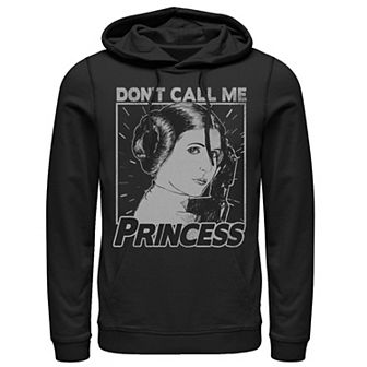 Men's Star Wars Princess Leia Don't Call Me Princess Portrait Hoodie