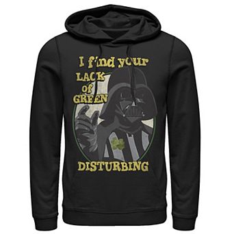 Men's Star Wars Darth Vader Your Lack Of Green Is Disturbing Hoodie