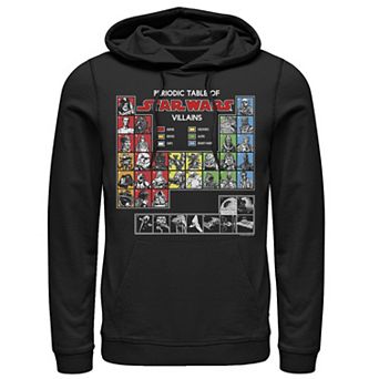 Men's Star Wars Periodic Table Of Villains Hoodie