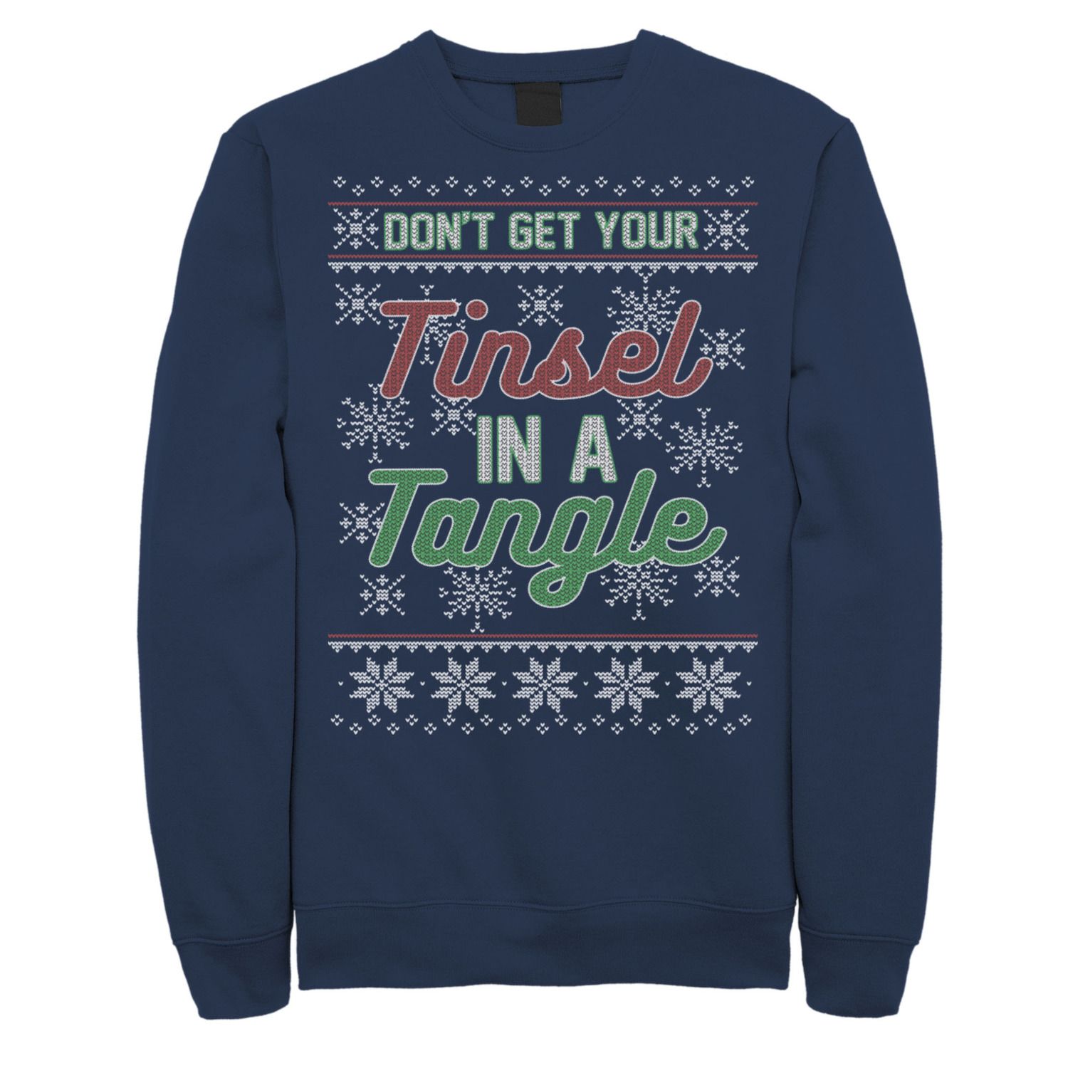Weihnachtspullover 'Hangin' With My Gnomies' – Unisex, Gemustert, Aus Baumwolle