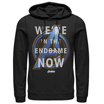 Men's Marvel We're In The Endgame Now Avengers Logo Graphic Hoodie