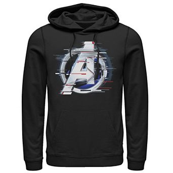 Men's Marvel Avengers: Endgame Glitch Logo Graphic Hoodie