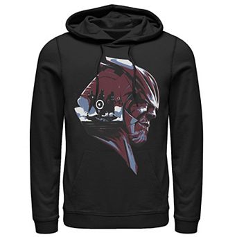 Men's Marvel Avengers Endgame Thanos Head Avengers Silhouette Graphic Hoodie