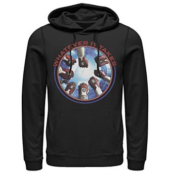 Men's Marvel Avengers Endgame Whatever It Takes Hands In Portrait Graphic Hoodie