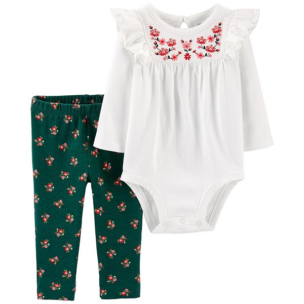 Baby Girl Carter's 2-Piece Bodysuit & Pant Set