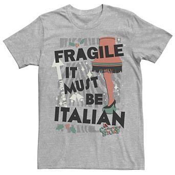 Men's Christmas Story Fragile Italian Tee