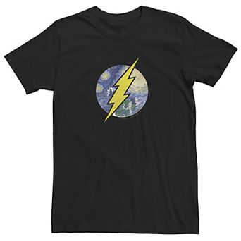 Men's DC Comics Flash Starry Night Logo Graphic Tee