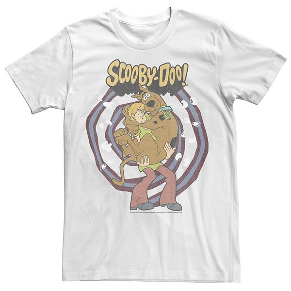 Men's Scooby-Doo Shaggy And Scooby Spiral Eyes Portrait Tee