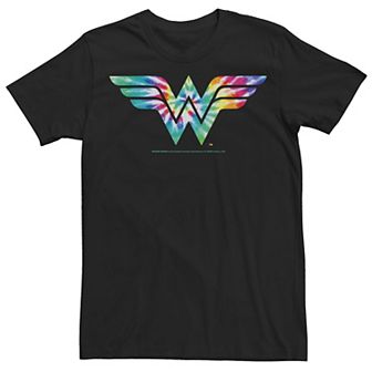 Men's DC Comics Wonder Woman Tie Dye Logo Tee