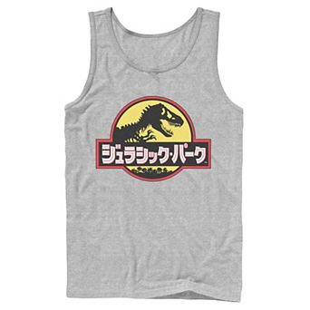 Men's Jurassic Park Japanese Classic Logo Tank Top